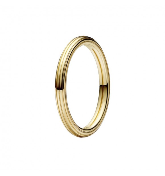 PANDORA 169591C00-44 Anillo chapado en oro de 14k