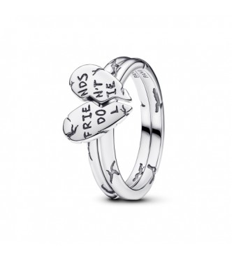 Anillo divisible Project Red Friends en plata de ley