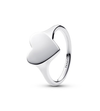 193988C00-56 Engravable heart sterling silver ring