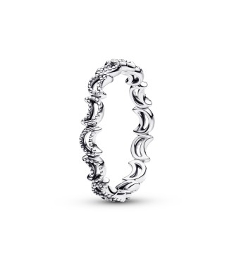 PANDORA 194258C00 Anillo de plata de ley con forma de luna