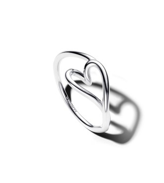 PANDORA 194361C00 Heart sterling silver ring