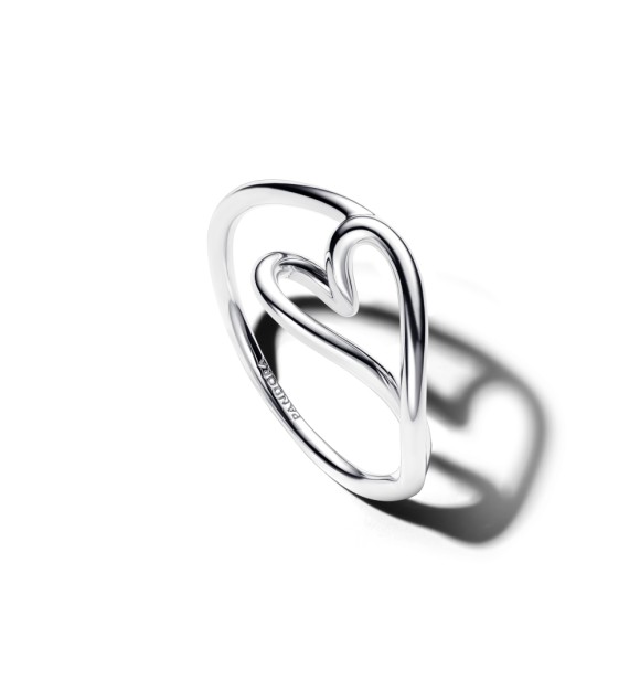 PANDORA 194361C00 Heart sterling silver ring