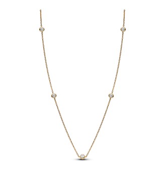 353123C01-45 14k Gold pendant necklace with 0.50 ct TW G-J VS+ round brilliant excellent cut lab-grown diamond