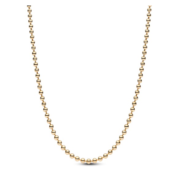 PANDORA 364354C00 14k gold-plated ball chain