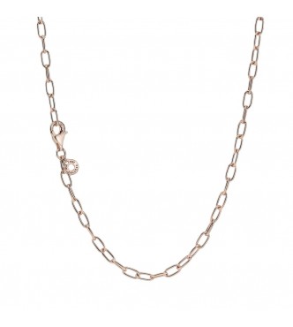 PANDORA 389410C00-50 14k Rose gold-plated link necklace