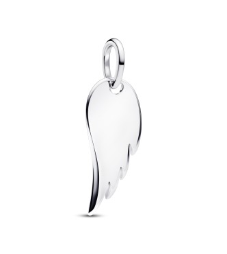 PANDORA Engravable angel wing sterling silver pendant
