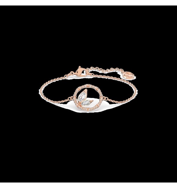 SWAROVSKI DELLIUM:BRACELET WHITE/ROS M