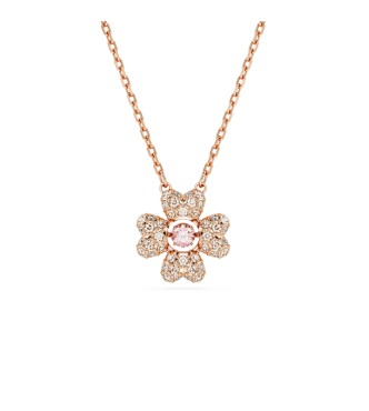 SWAROVSKIIDYLLIA:PEND CZ CLOVER SILK/ROS