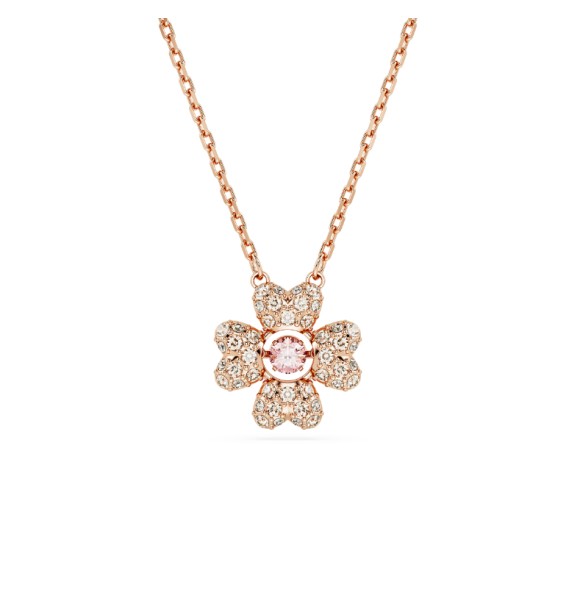 SWAROVSKIIDYLLIA:PEND CZ CLOVER SILK/ROS
