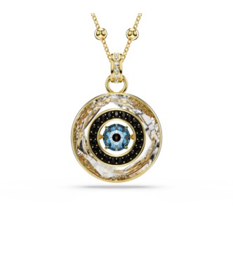 SWAROVSKI SYMBOLICA, OJO TURCO MEDIANO MULTICOLOR,
 BAÑO TONO ORO