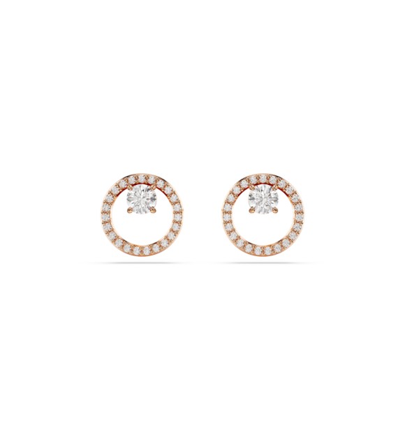 SWAROVSKI 5692263 CONSTELLA:PE STUD CZ WHITE/ROS