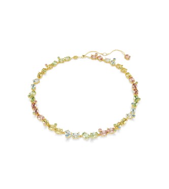 SWAROVSKI COLLAR TENNIS GEMA, TALLAS MIXTAS MULTICOLOR,
 BAÑO DE TONO ORO
