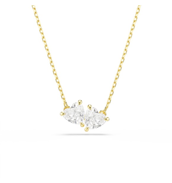 MESMERA:NECKLACE WHITE/GOS