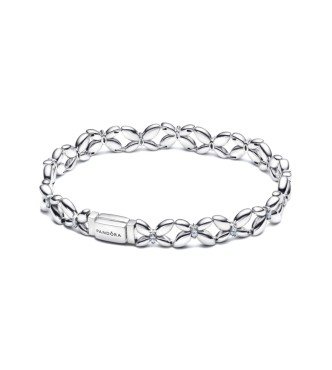 PANDORA 594575C01 Pulsera de plata de ley con forma de mariposa y circonitas transparentes