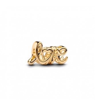 PANDORA 763055C00 Charm Love chapado en oro de 14k