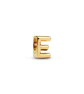 763951C00 Letter E 14k gold-plated charm