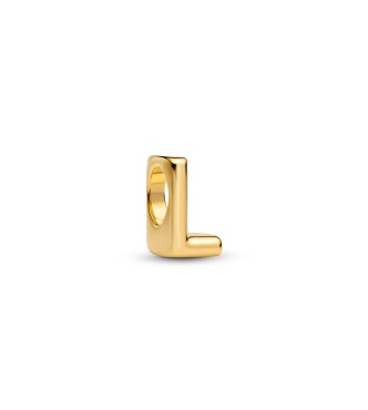 763958C00 Letter L 14k gold-plated charm