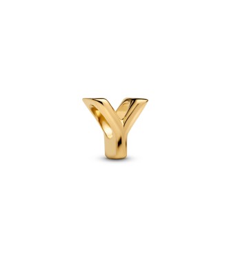 763971C00 Letter Y 14k gold-plated charm