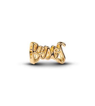 PANDORA 764422C00 Besos 14k gold-plated charm