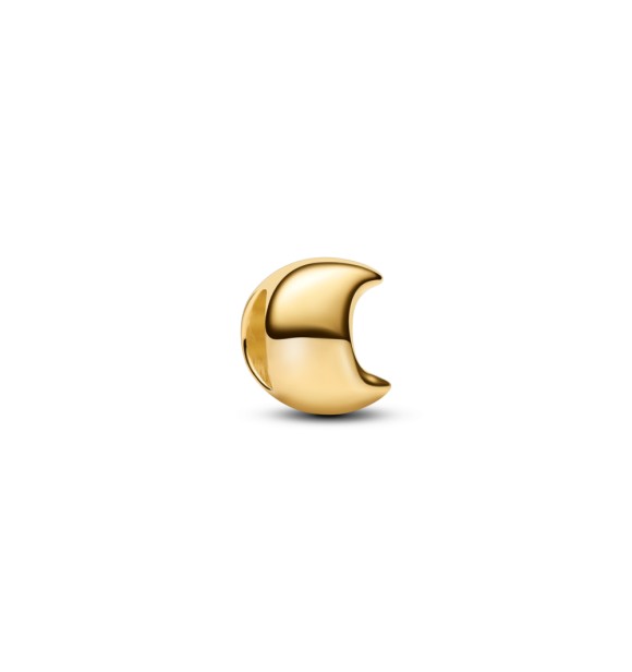 PANDORA 764516C00 Moon 14k gold-plated mini charm