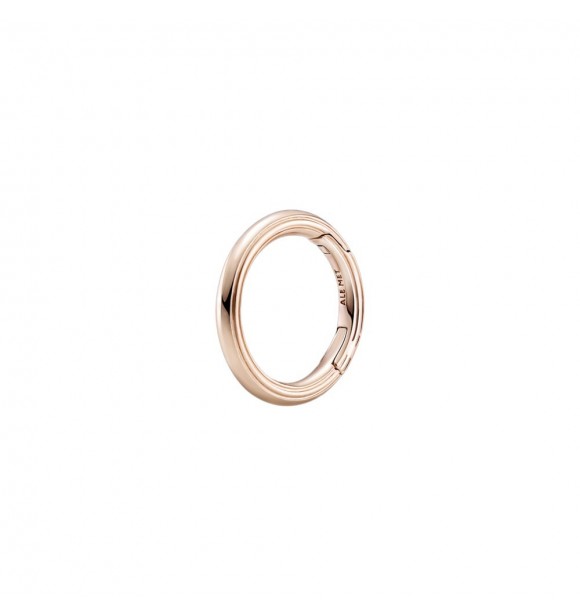 14k Rose gold-plated round connector
