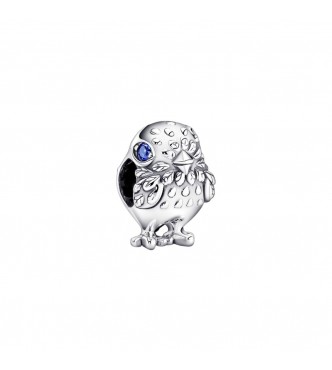 PANDORA 790769C01 Cute chick sterling silver charm with stellar blue crystal
