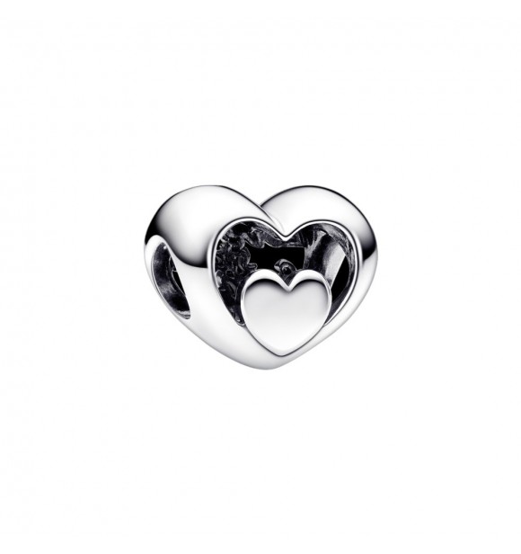 Heart sterling silver charm