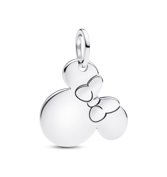 PANDORA Disney engravable Minnie Mouse sterling silver dangle