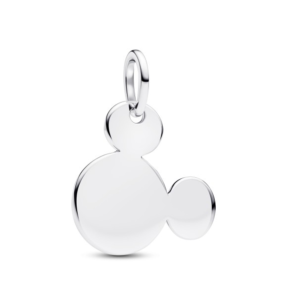 PANDORA Disney engravable Mickey Mouse sterling silver dangle