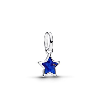 794613C01 Star sterling silver mini dangle with imitation lapis lazuli