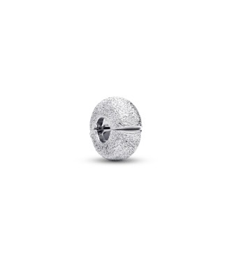 PANDORA 794771C00 Sterling silver diamond pointed mini clip with silicone grip