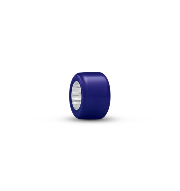 PANDORA 794773C01 Sterling silver mini charm with blue Murano glass