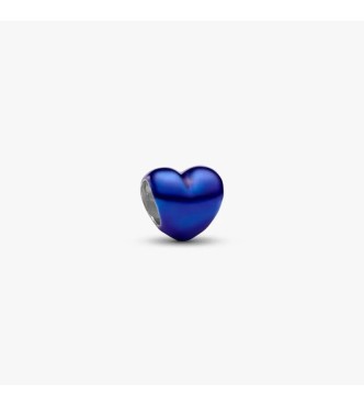 PANDORA 794785C02 Heart sterling silver mini charm with blue enamel