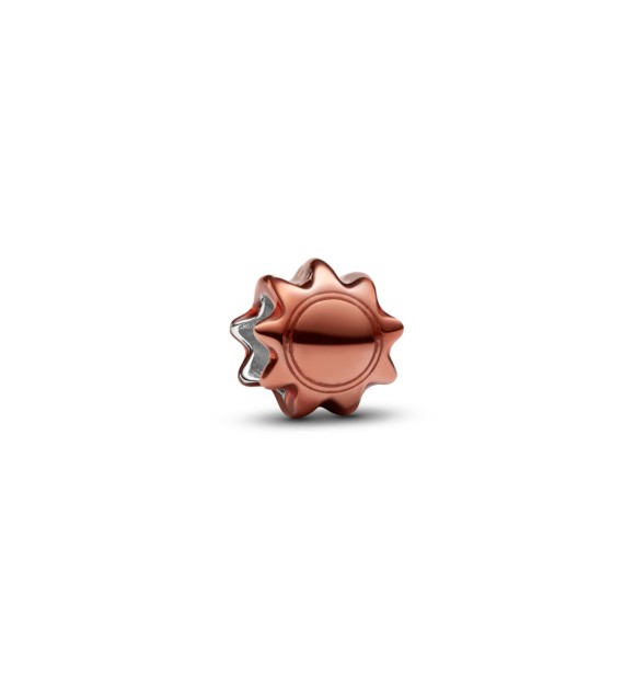 PANDORA 794818C01 Sun sterling silver mini charm with orange enamel