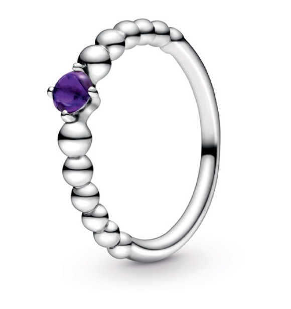 Sterling silver ring with treated purple topaz 198598C03 