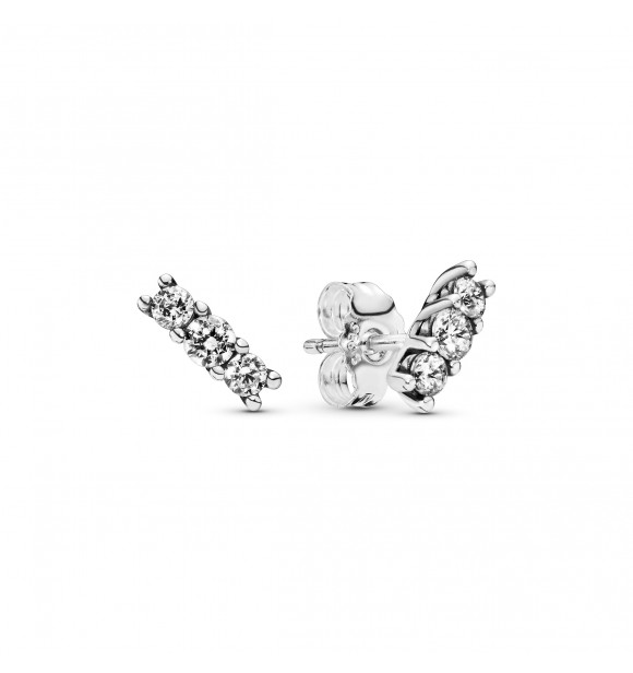 PANDORA 290725CZ Pendientes  en plata de ley y circonita cúbica transparente