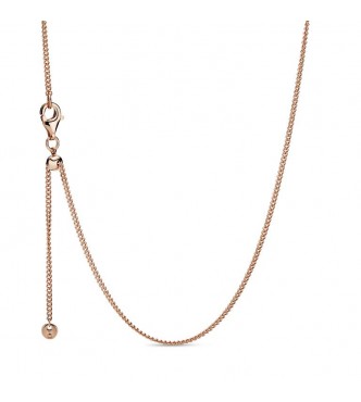 PANDORA Pandora Rose necklace with sliding clasp