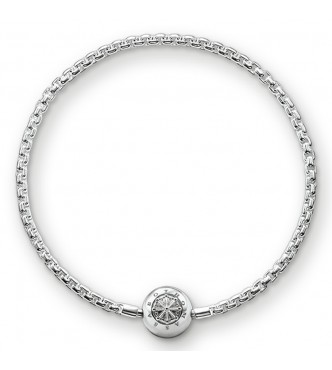 Thomas Sabo bracelet, appr. 21 cm 925 Sterling silver plain