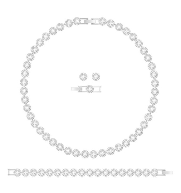 SWAROVSKI ANGELIC:SET ALL AROUND CRY/RHS