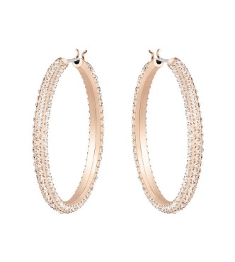 SWAROVSKI STONE:PE HOOP HOOP SILK/ROS