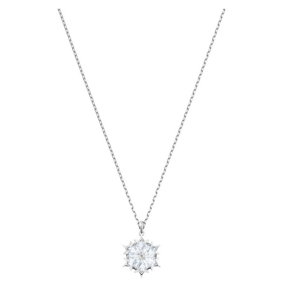 SWAROVSKI MAGIC:PENDANT CZWH/RHS PENDANT Colgante Magic, blanco, baño de rodio
