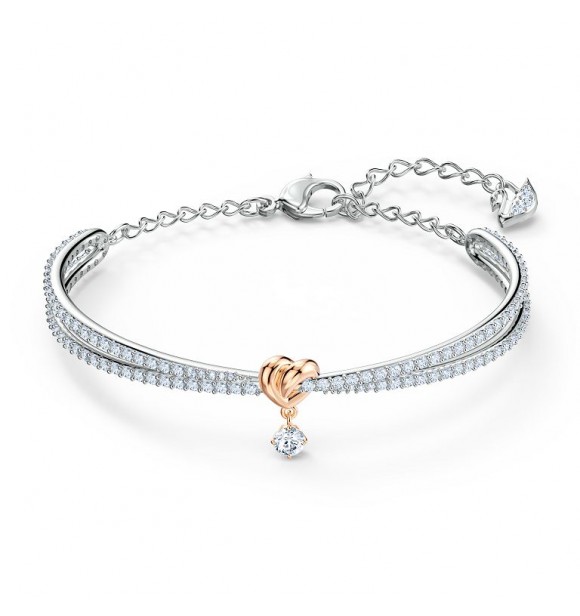 SWAROVSKI LIFELONG HRT ESCLAVA CZWH MIX M 5516544 BANGLE