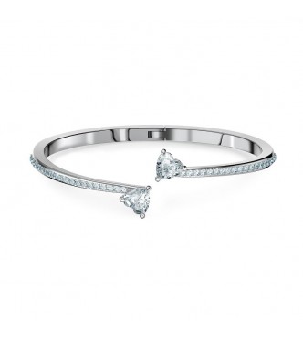 SWAROVSKI ATTRACT SOUL:BANGLE HEART CZWH/CRY/RHS S