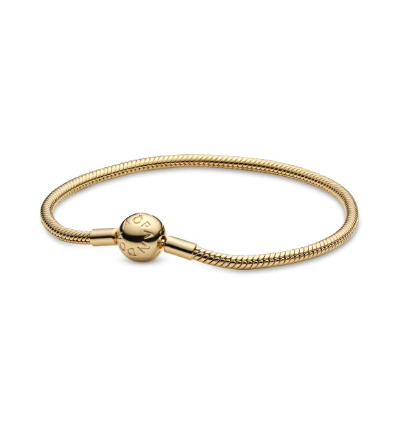 PANDORA SHINE Pulsera Moments en PANDORA Shine sin roscas para charms