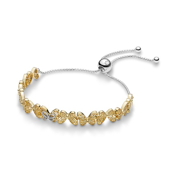 PANDORA SHINE Pulsera mariposa plata