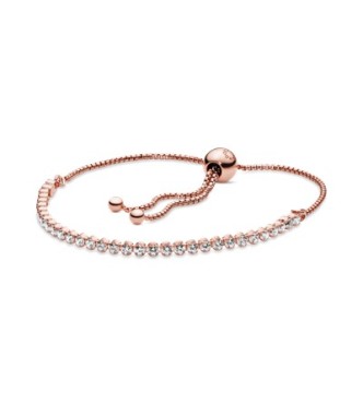 PANDORA Rose bracelet with clear cubic zirconia 580524CZ 