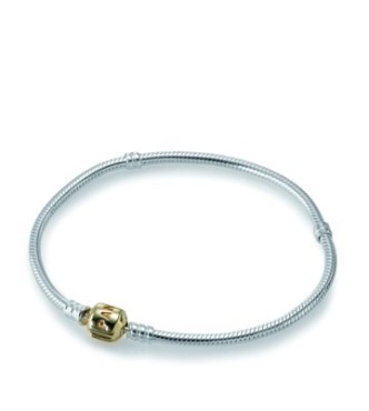 PANDORA 590702HG  Pulsera en plata de ley y cierre PANDORA en oro