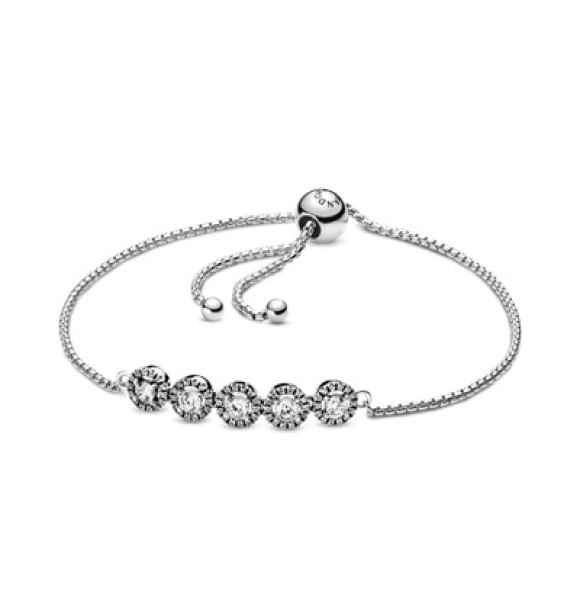 PANDORA  Pulsera 598510C01 Sterling silver Stories (matching jewelry)