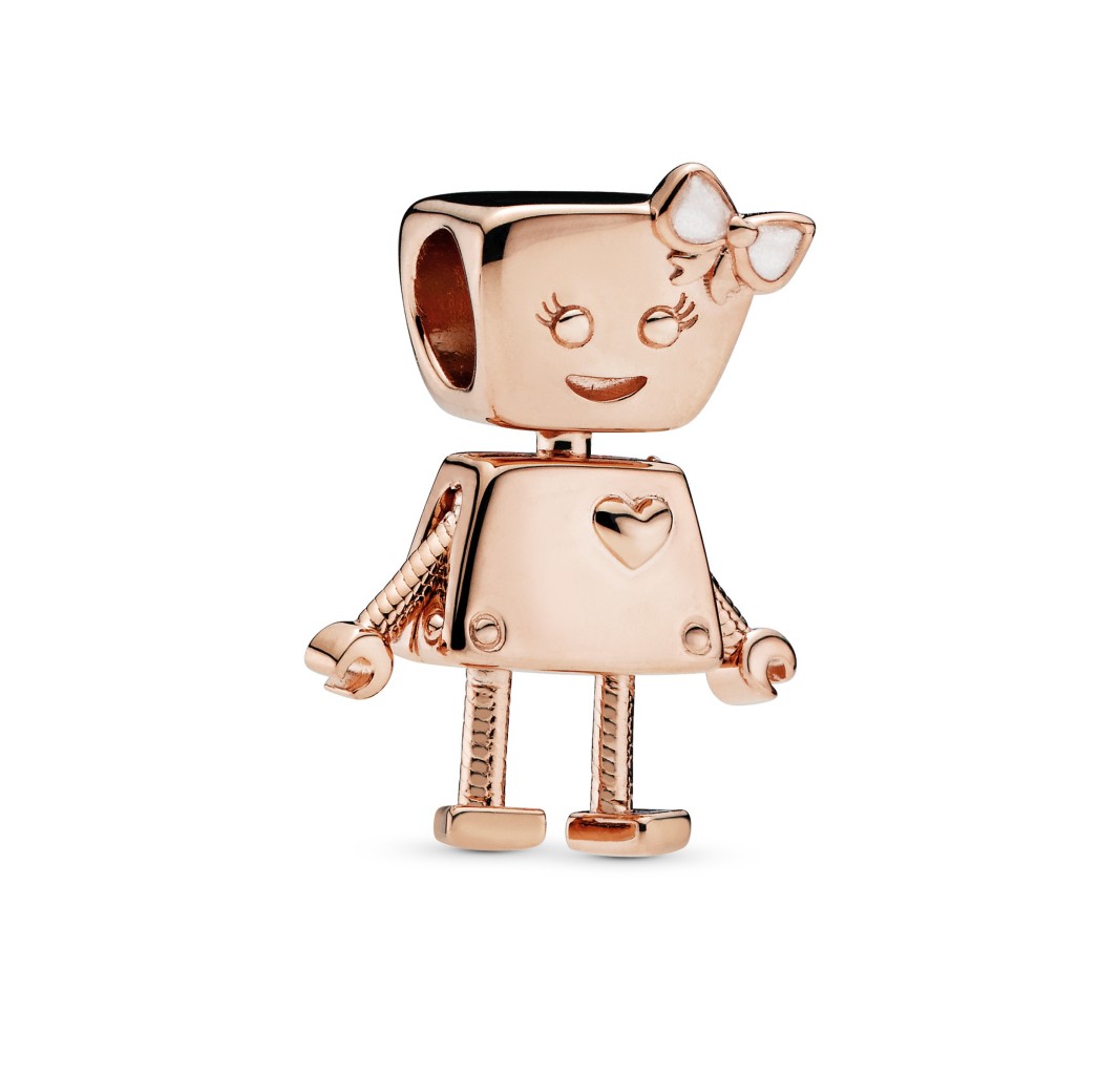 Charm en plata de ley Bella Bot | Pandora ES