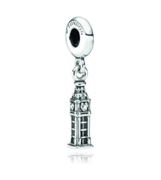 791080 Big Ben silver dangle